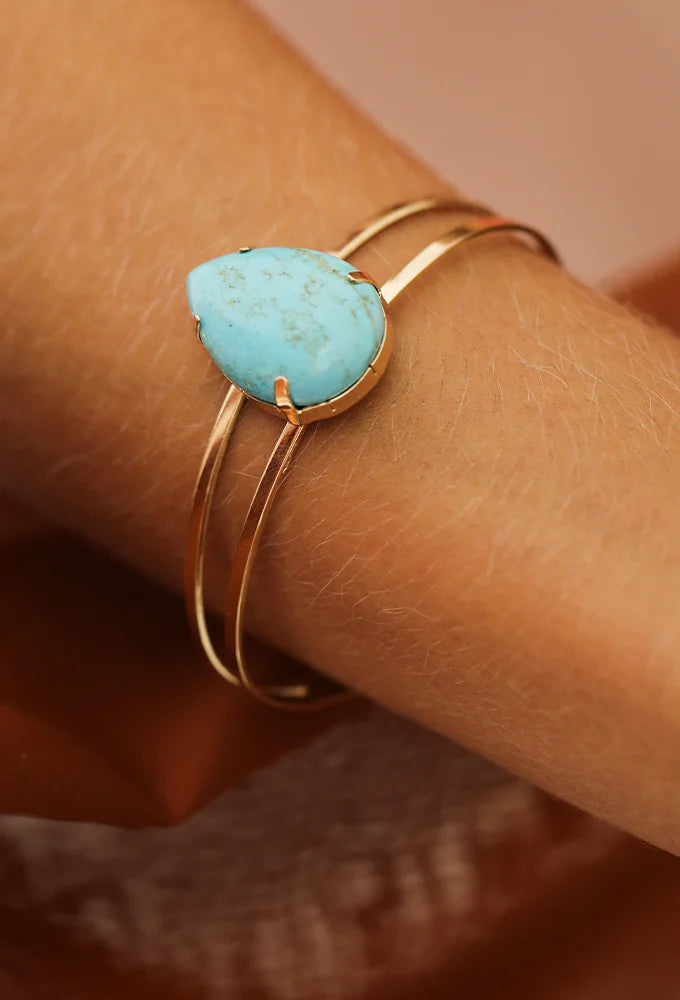 Bracelete Pedra Turqueza
