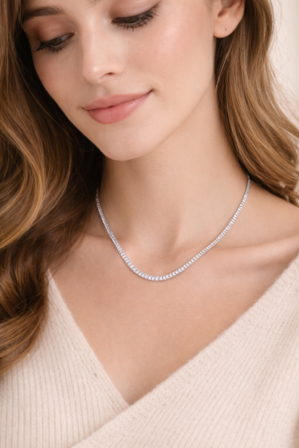Choker Navetes Cristais