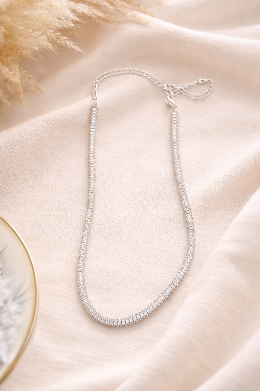 Choker Navetes Cristais