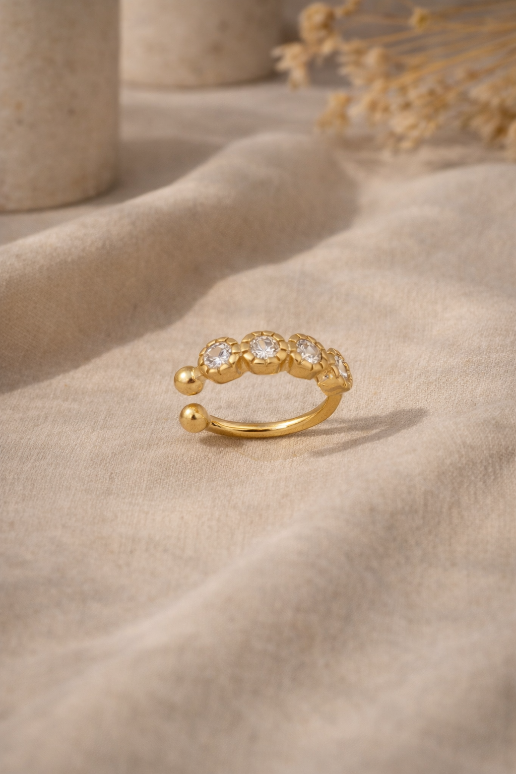 Piercing Fake com Zircônias