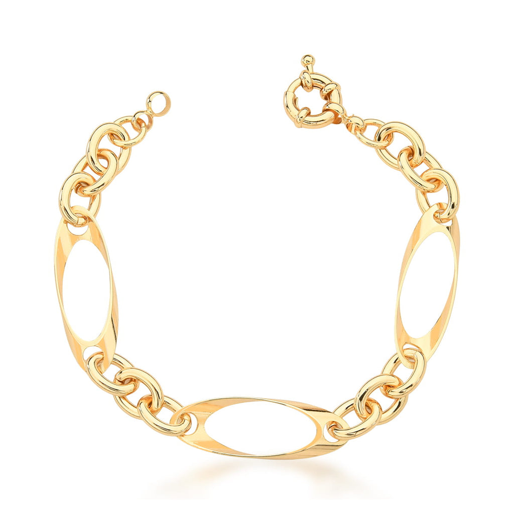 Pulseira Elos Ovais
